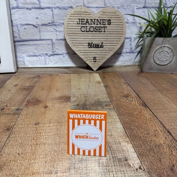 Single Whataburger WHATATeacher Table Tent Teacher - Picture 2 of 6